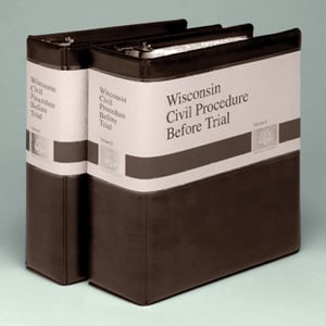 Wisconsin Civil Procedure Before Trial